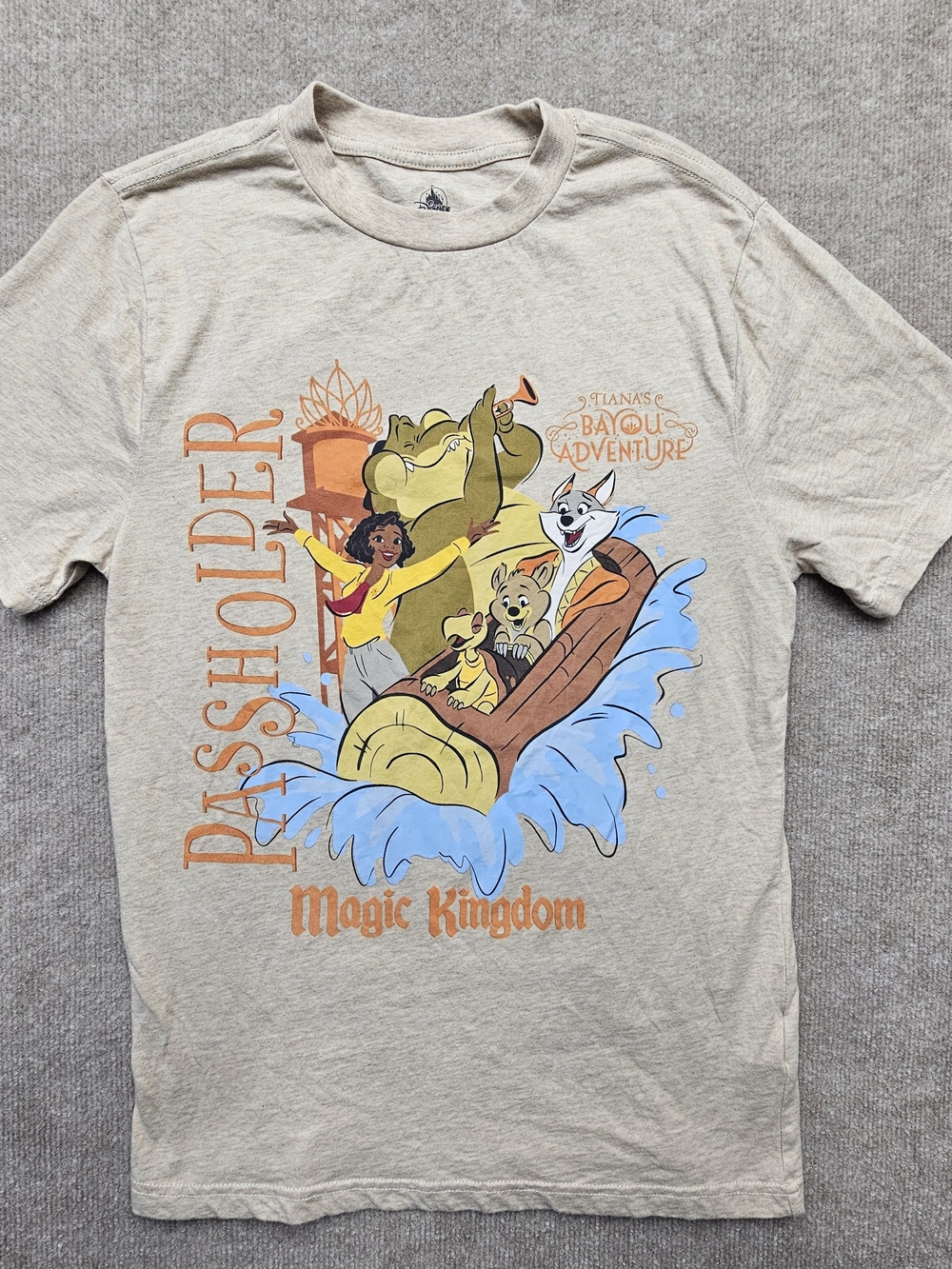 Disney Parks 2024 Tiana’s Bayou Adventure Opening Day Passholder Tee S